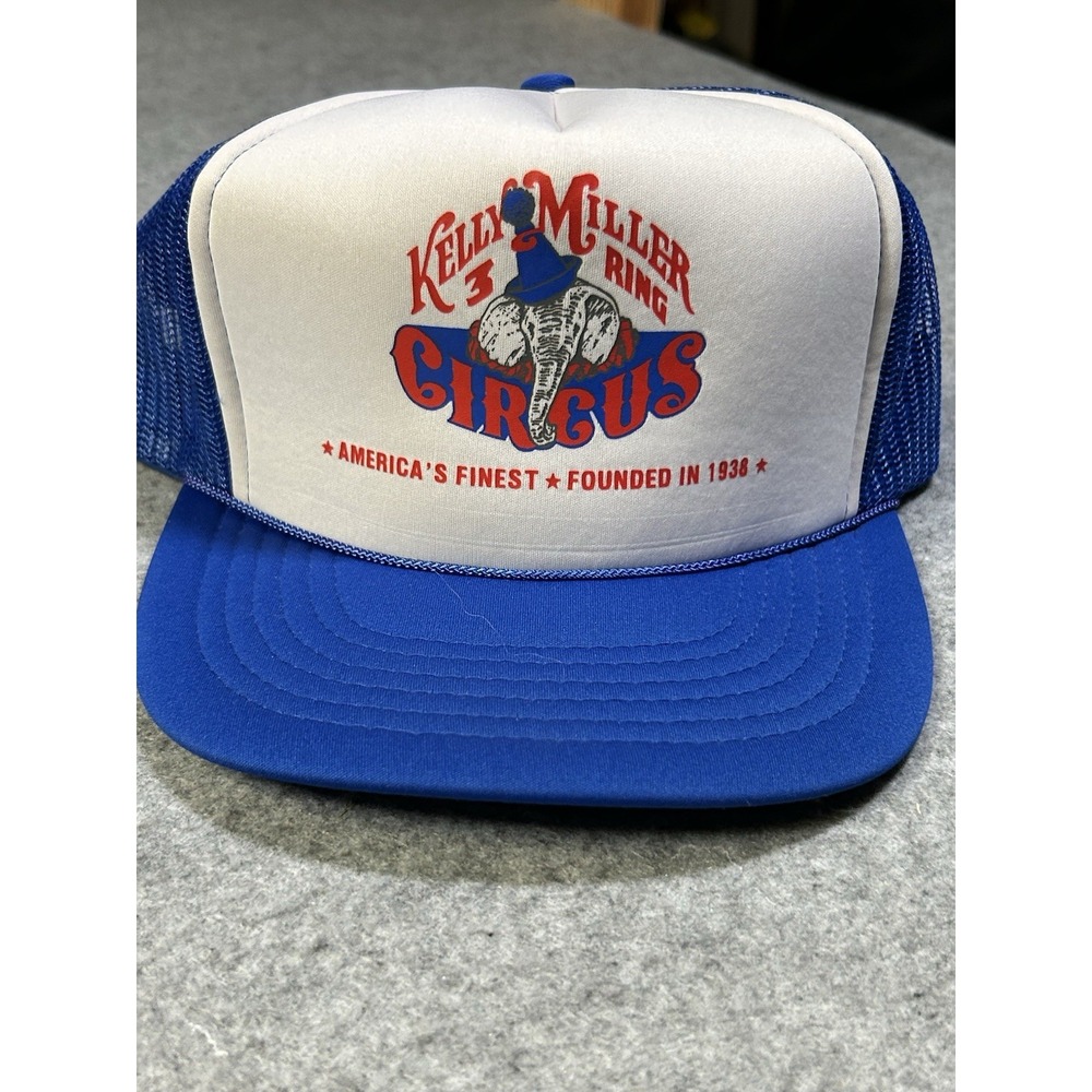 🔥 Vintage K-Studio Kelly Miller 3 Ring Circus snapback Trucker Hat Cap